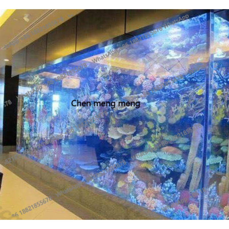 Aquarium Xxl - Großes Ultraklares Glas-Acryl-Aquarium Fischbecken 500 Gallonen