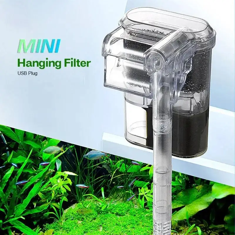Aquarium Xxl - Mini externer Wasserfall-Aquariumfilter USB 2,5W 250L/h