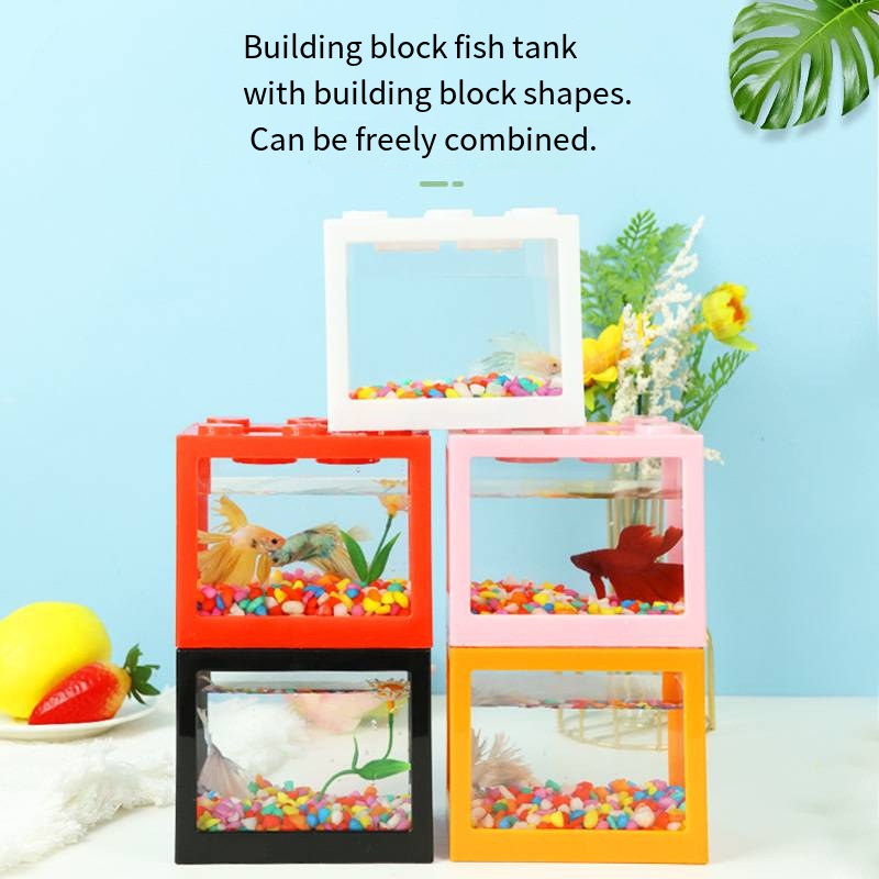 Neuartiges Blockförmiges Mini- – Aquarium Fish Pot Bewertung und Preis
