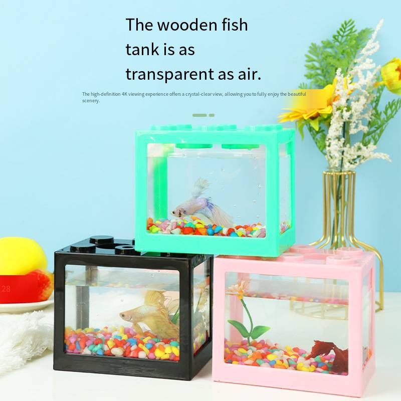 Neuartiges Blockförmiges Mini- – Aquarium Fish Pot Bewertung und Preis