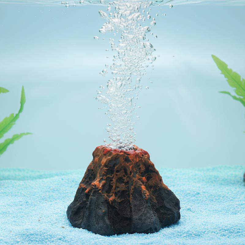 Vulkanförmiger Aquarium-Blasen – Aquarium Fish Enrichment Bewertung und Preis
