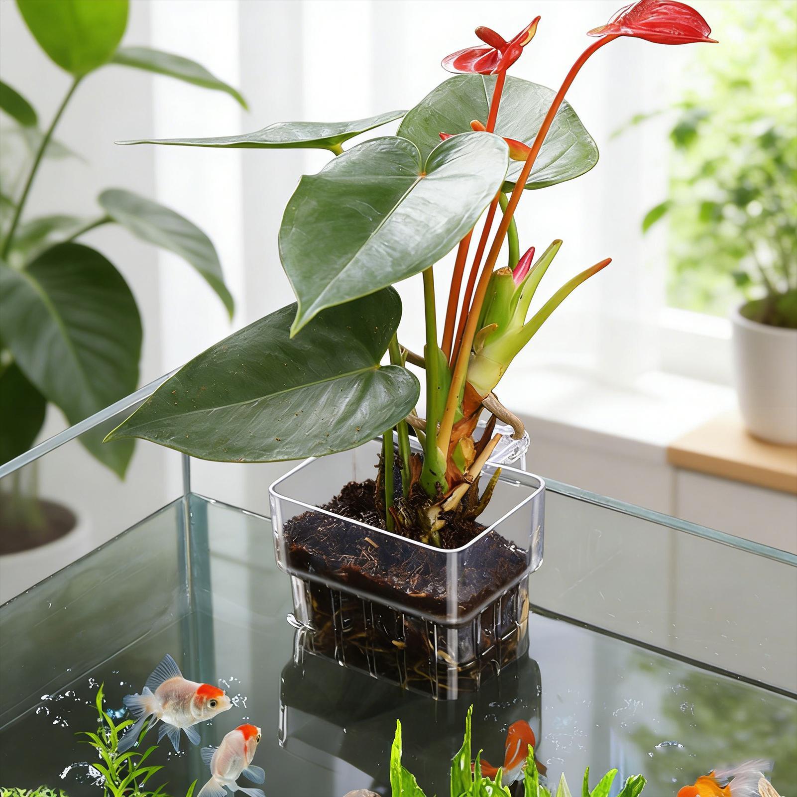 Aquarium-Pflanzenkorb Transpar – Aquarium Fish Pot Bewertung und Preis