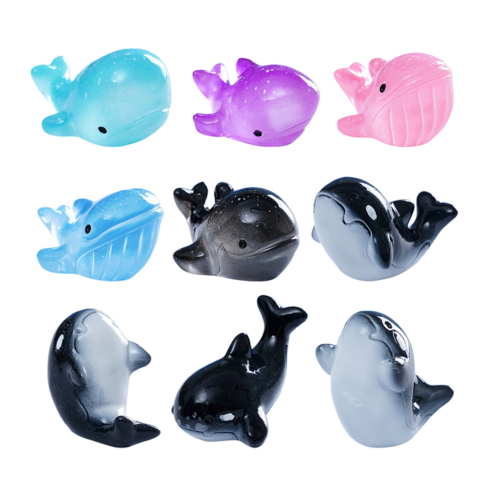 9 Stück glatte Mini-Harz-Wasse – Aquarium Fish Shark Bewertung und Preis