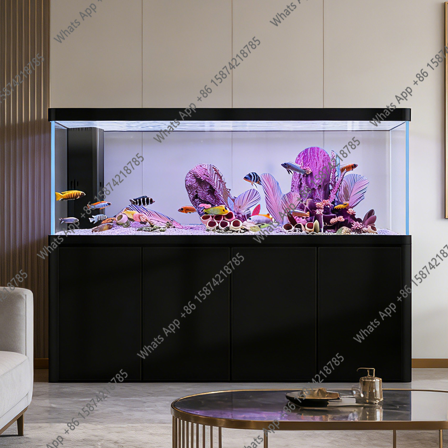 Neues ultraweißes Aquarium mit – Aquarium Xxl Bewertung und Preis