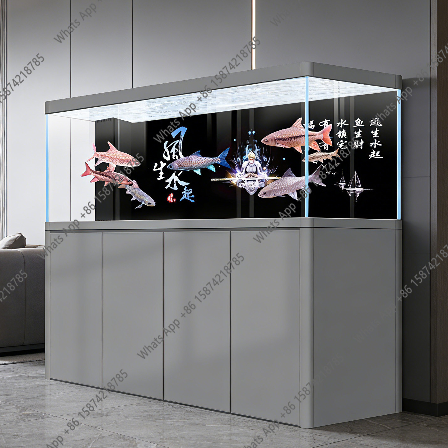 Neues ultraweißes Aquarium mit – Aquarium Xxl Bewertung und Preis