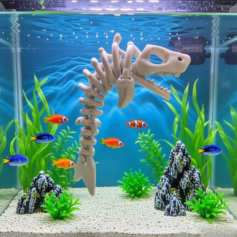 17 cm großes Haifisch-Skelett  – Aquarium Fish Shark Bewertung und Preis